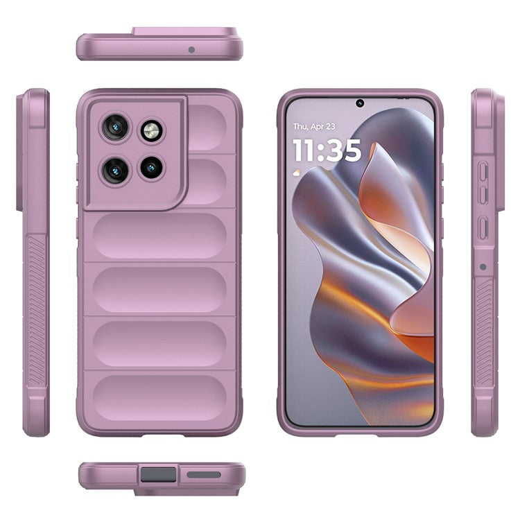 For Motorola Edge 50 Neo 5G / Moto S50 5G / Thinkphone 25 5G Case Anti-Drop Soft TPU Rugged Phone Back Cover - Light Purple