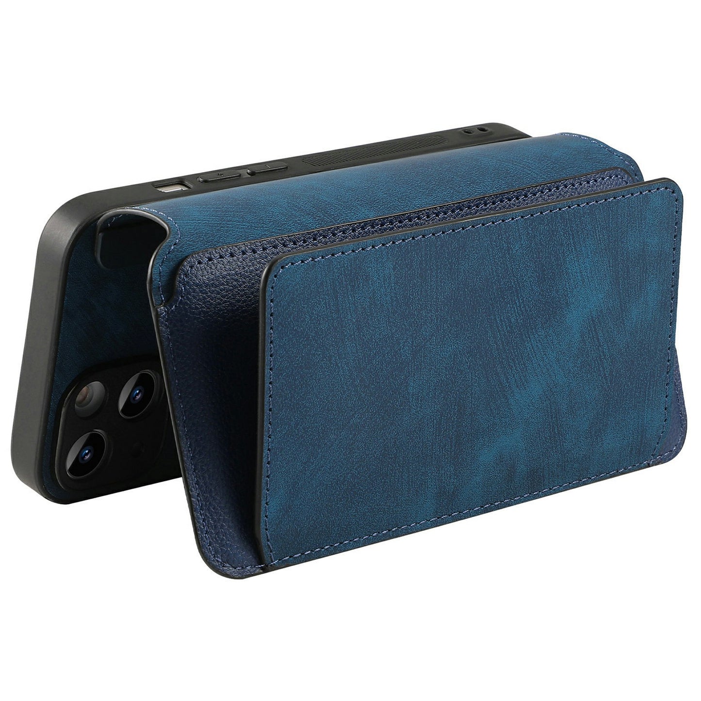 CASENEO MW-02 For Samsung Galaxy A16 5G / A16 4G Case Detachable Magnetic Leather Flip Phone Cover - Dark Blue