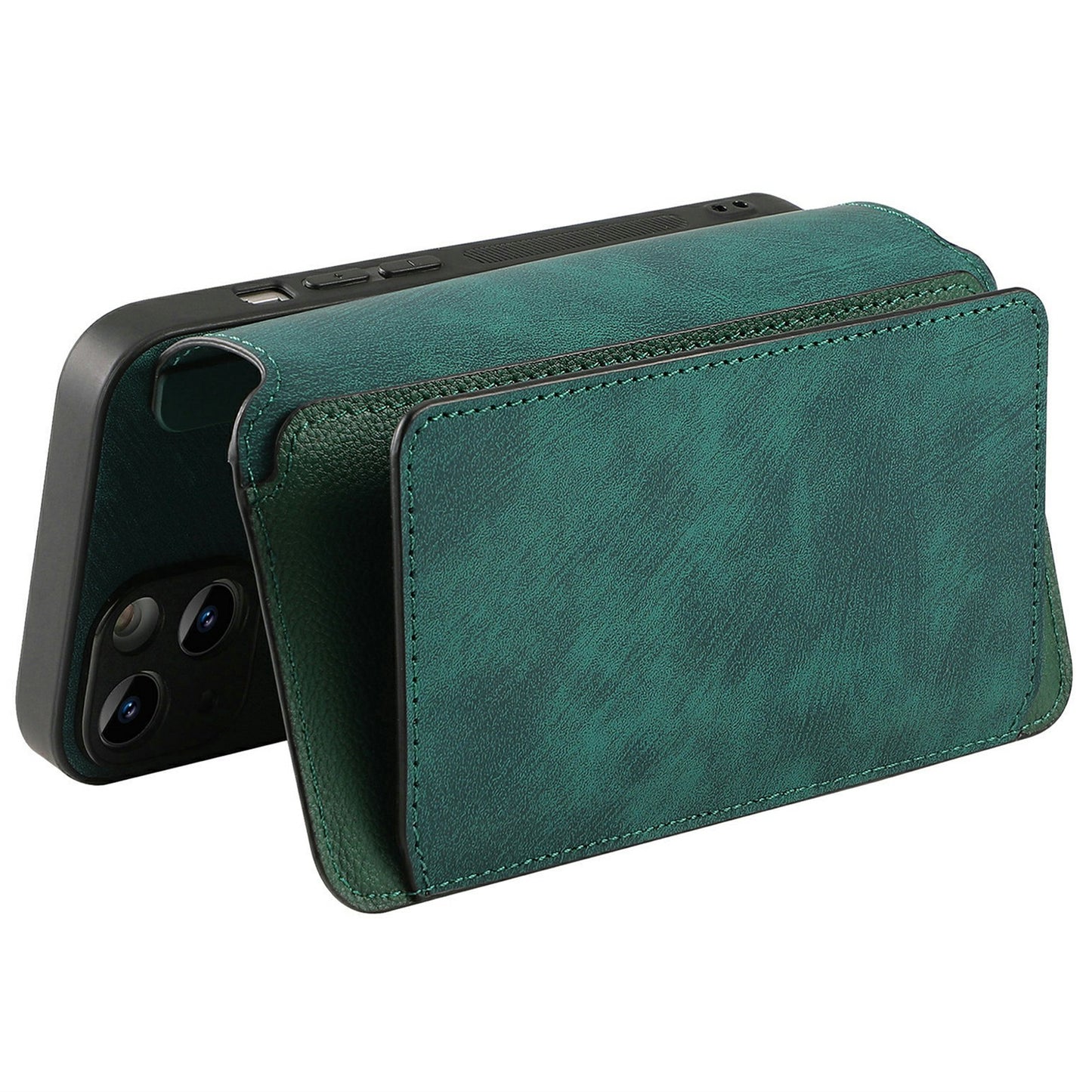 CASENEO MW-02 For Samsung Galaxy A16 5G / A16 4G Case Detachable Magnetic Leather Flip Phone Cover - Green