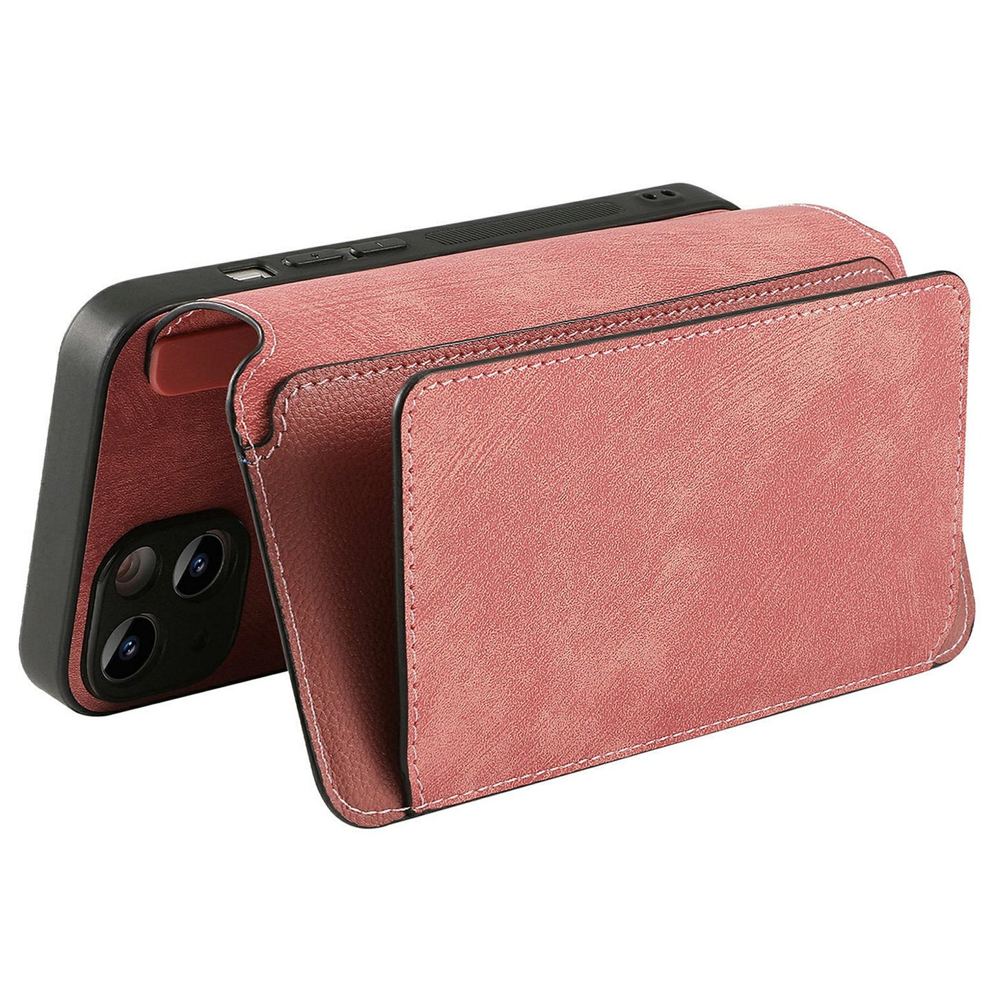 CASENEO MW-02 For Samsung Galaxy A06 Case Detachable Magnetic Leather Flip Phone Cover - Pink