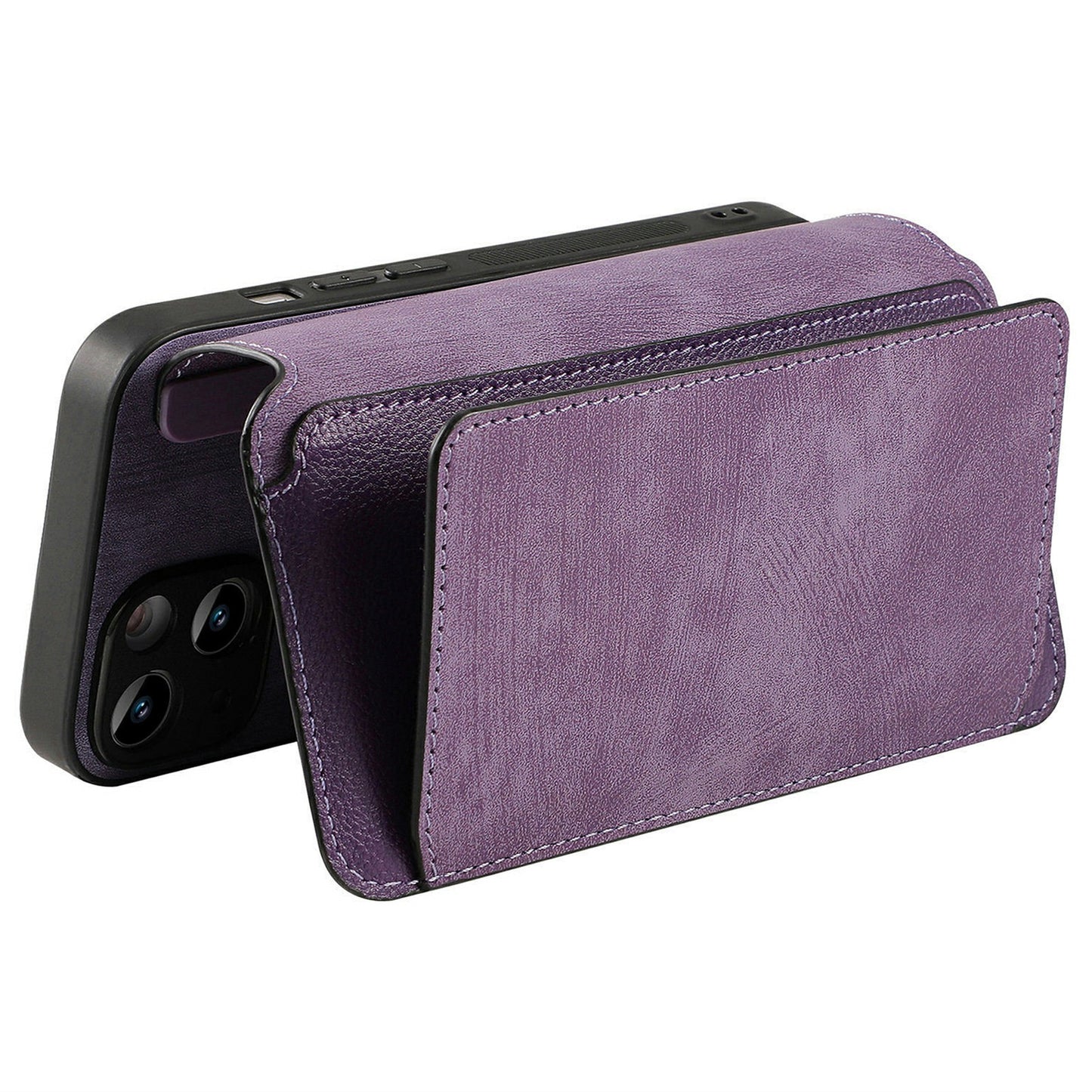 CASENEO MW-02 For Samsung Galaxy A06 Case Detachable Magnetic Leather Flip Phone Cover - Purple