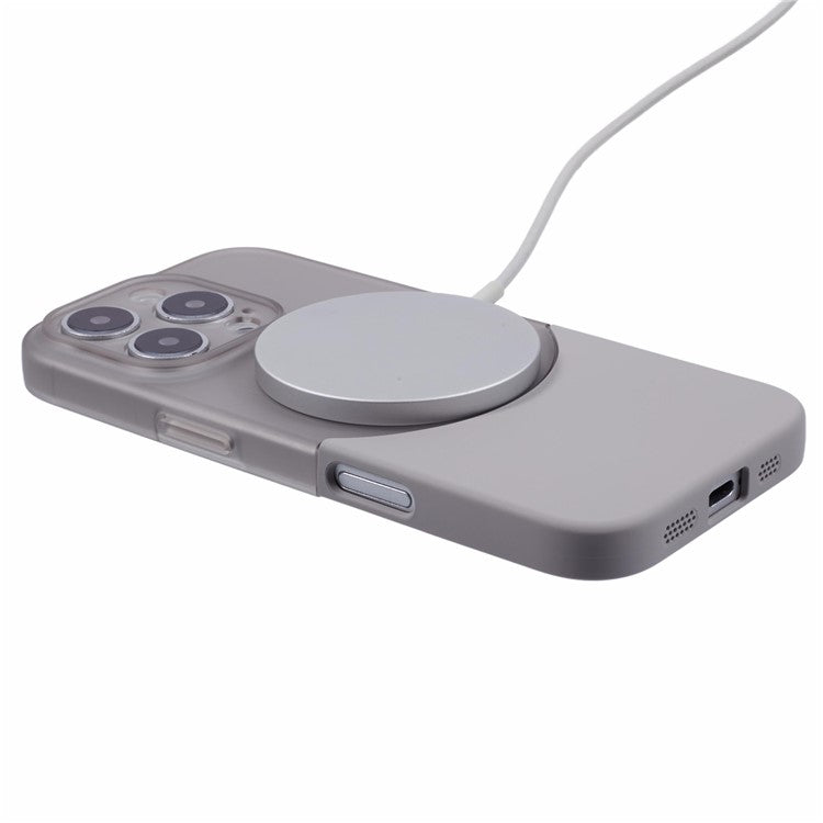 X-LEVEL For iPhone 16 Pro Case Compatible with MagSafe Matte Anti-Drop PC Phone Cover - Grey