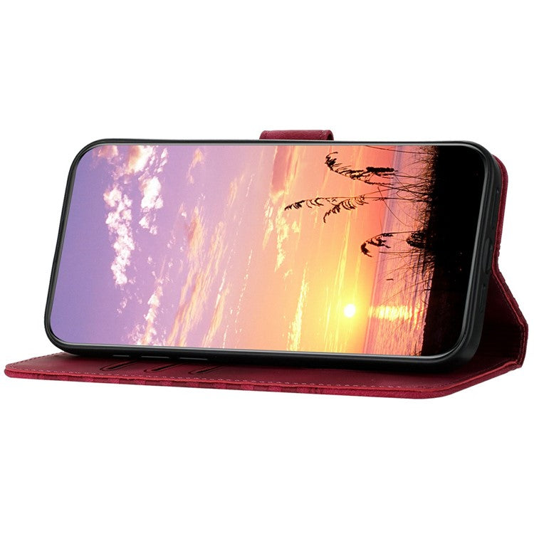 YX0060 For Infinix Zero 40 4G / 5G Case Elephant Head Pattern Leather Phone Cover - Rose