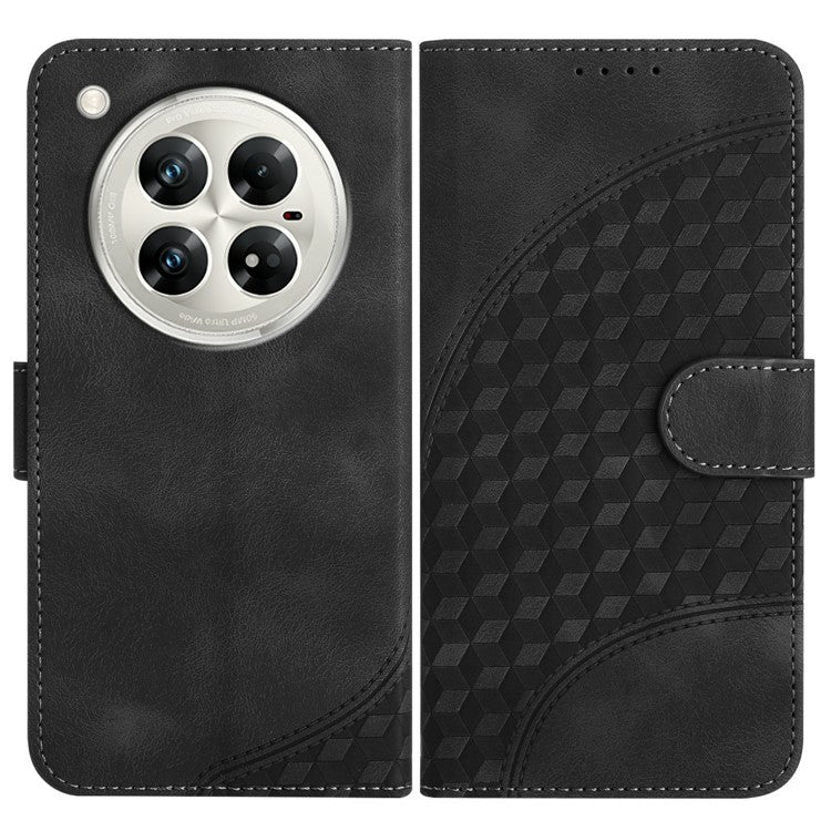 YX0060 For Infinix Zero 40 4G / 5G Case Elephant Head Pattern Leather Phone Cover - Black