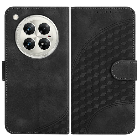 YX0060 For Infinix Zero 40 4G / 5G Case Elephant Head Pattern Leather Phone Cover - Black