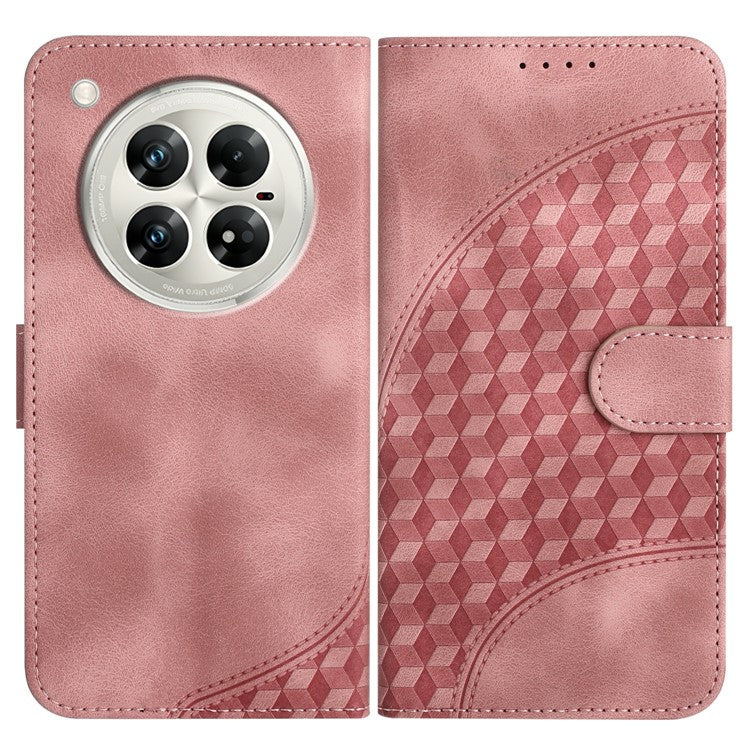 YX0060 For Infinix Zero 40 4G / 5G Case Elephant Head Pattern Leather Phone Cover - Pink