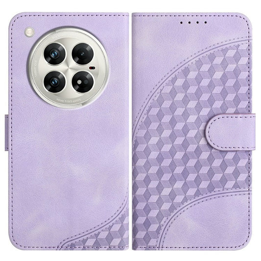 YX0060 For Infinix Zero 40 4G / 5G Case Elephant Head Pattern Leather Phone Cover - Purple
