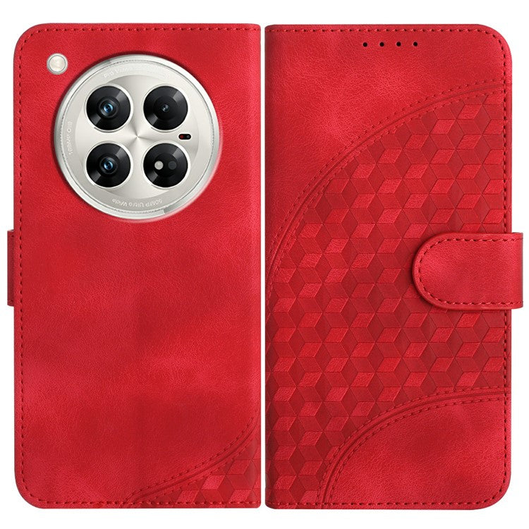 YX0060 For Infinix Zero 40 4G / 5G Case Elephant Head Pattern Leather Phone Cover - Red