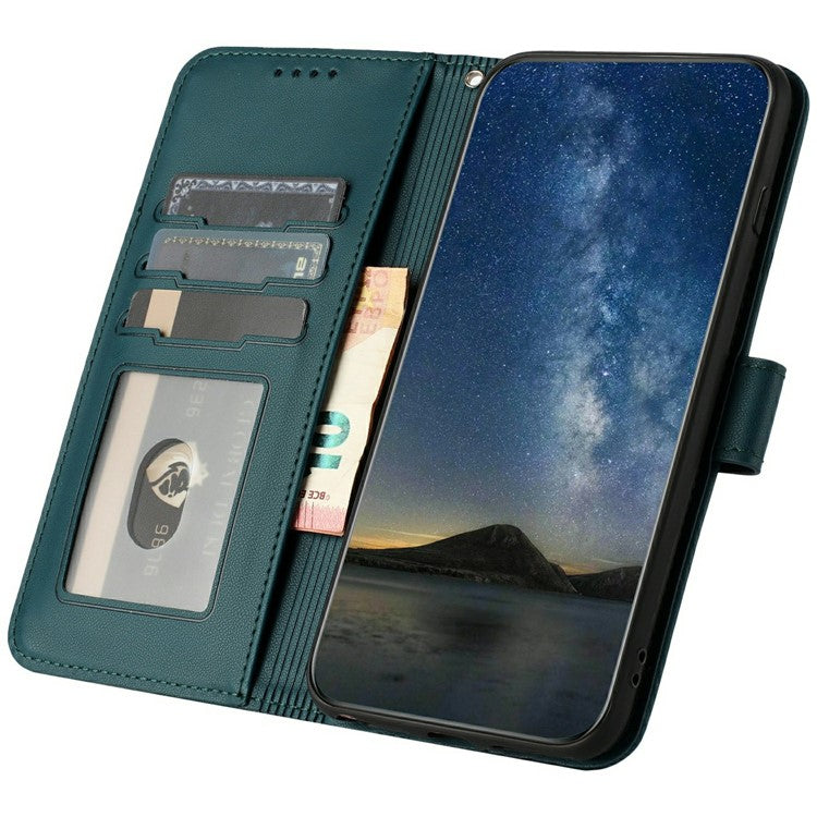 YX0050 For Infinix Hot 50 5G Case Mandala Flower Leather Wallet Phone Cover - Blackish Green