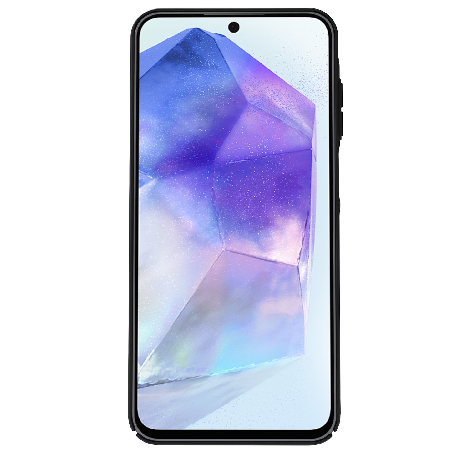 NILLKIN Frosted Shield Phone Case for Samsung Galaxy A16 5G / A16 4G Hard PC Back Cover - Black - Black