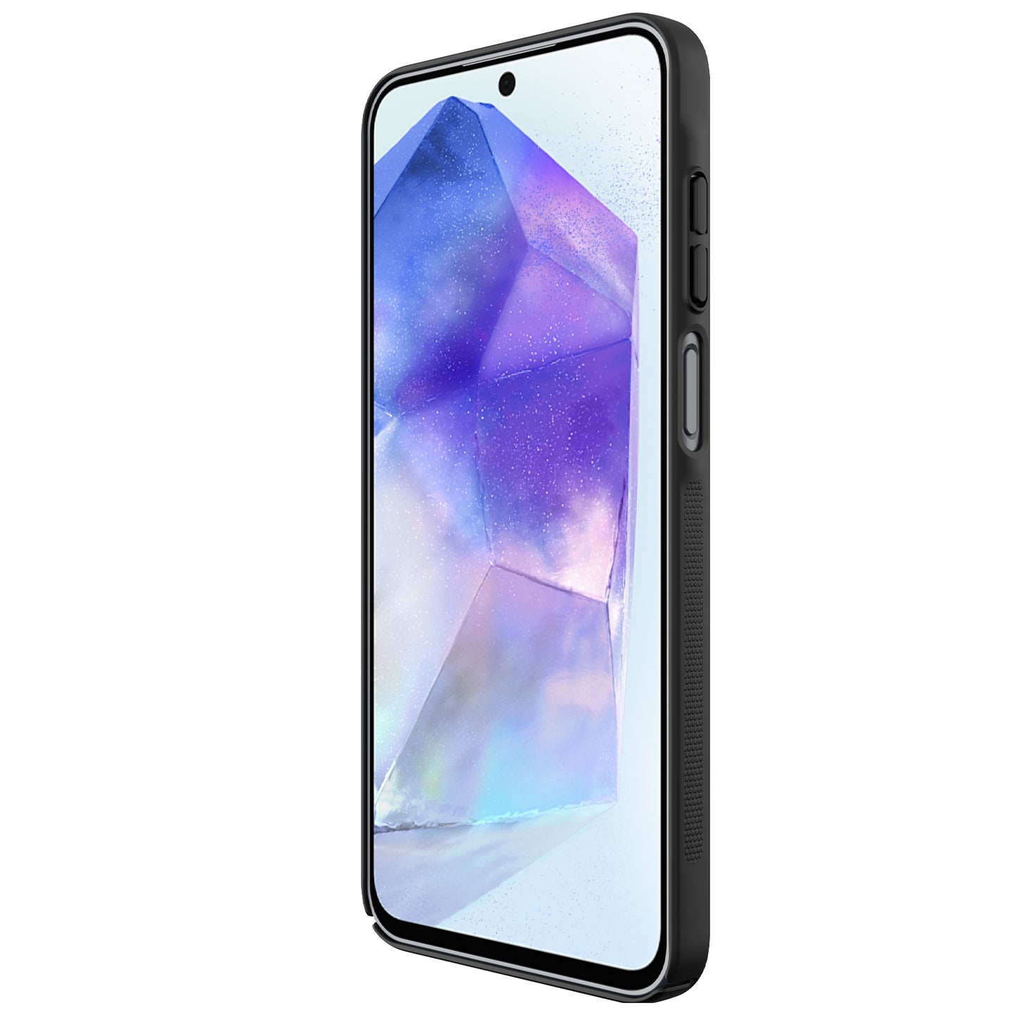 NILLKIN Frosted Shield Phone Case for Samsung Galaxy A16 5G / A16 4G Hard PC Back Cover - Black - Black