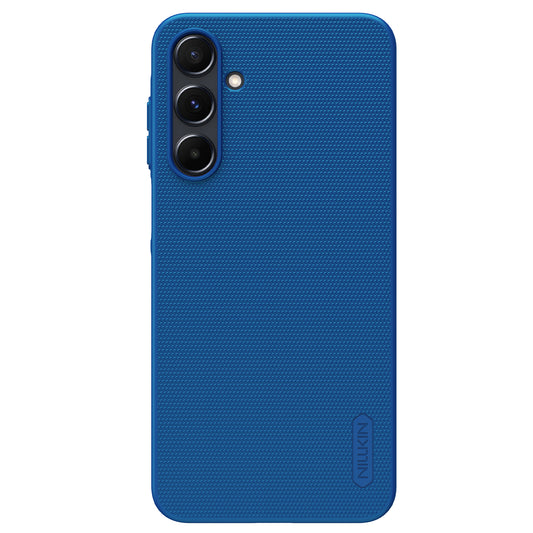 NILLKIN Frosted Shield Phone Case for Samsung Galaxy A16 5G / A16 4G Hard PC Back Cover - Black - Blue