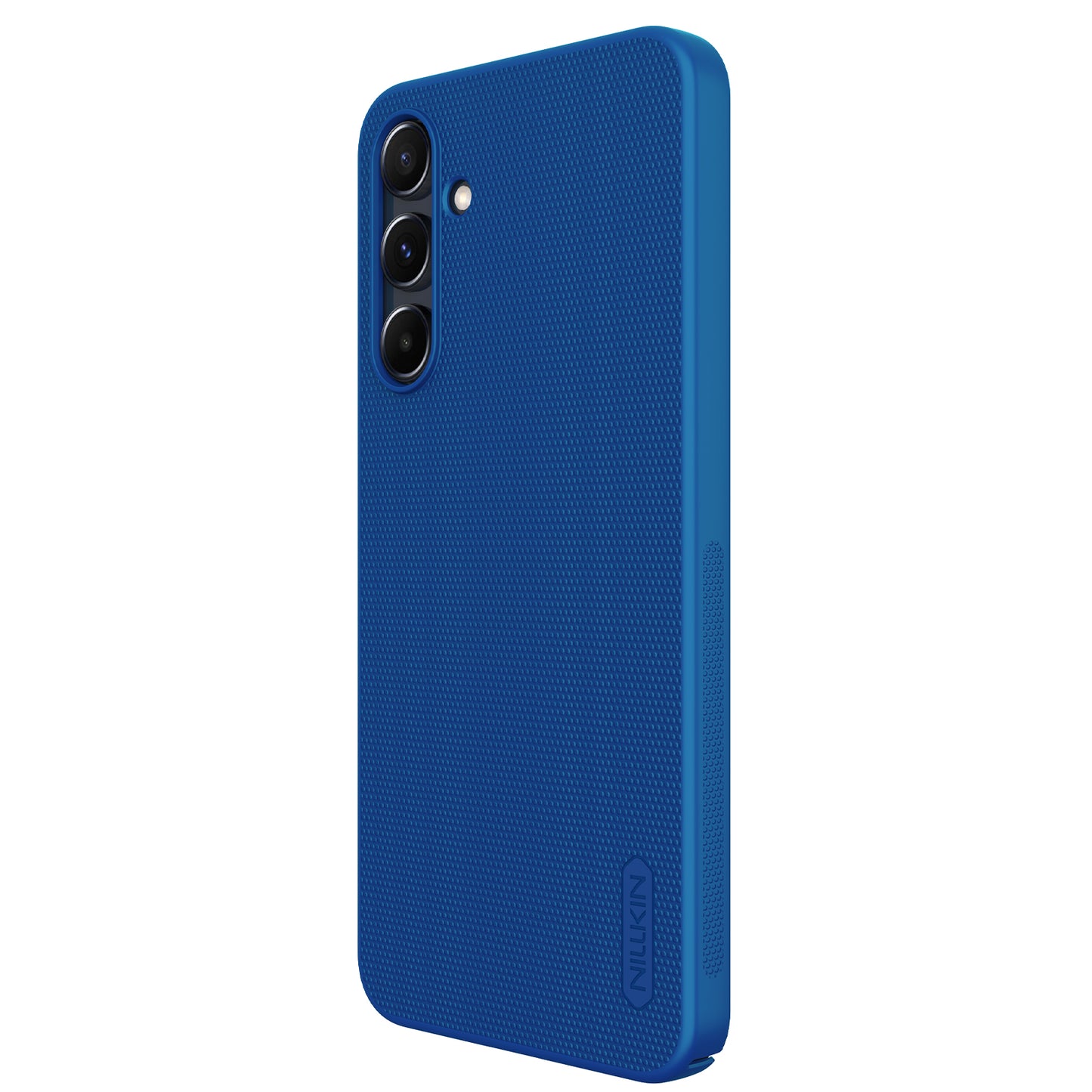 NILLKIN Frosted Shield Phone Case for Samsung Galaxy A16 5G / A16 4G Hard PC Back Cover - Black - Blue