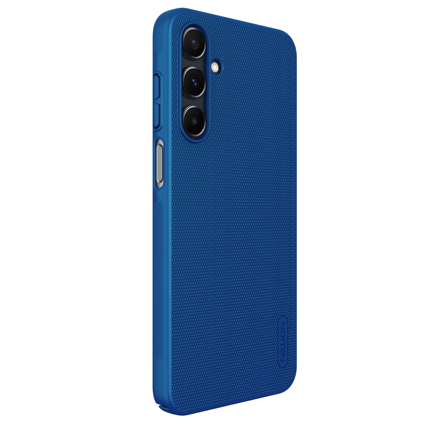 NILLKIN Frosted Shield Phone Case for Samsung Galaxy A16 5G / A16 4G Hard PC Back Cover - Black - Blue