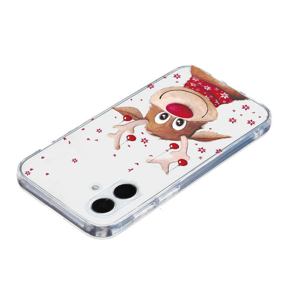 For Samsung Galaxy A06 Case Christmas Pattern Print Soft TPU Phone Protector - Deer