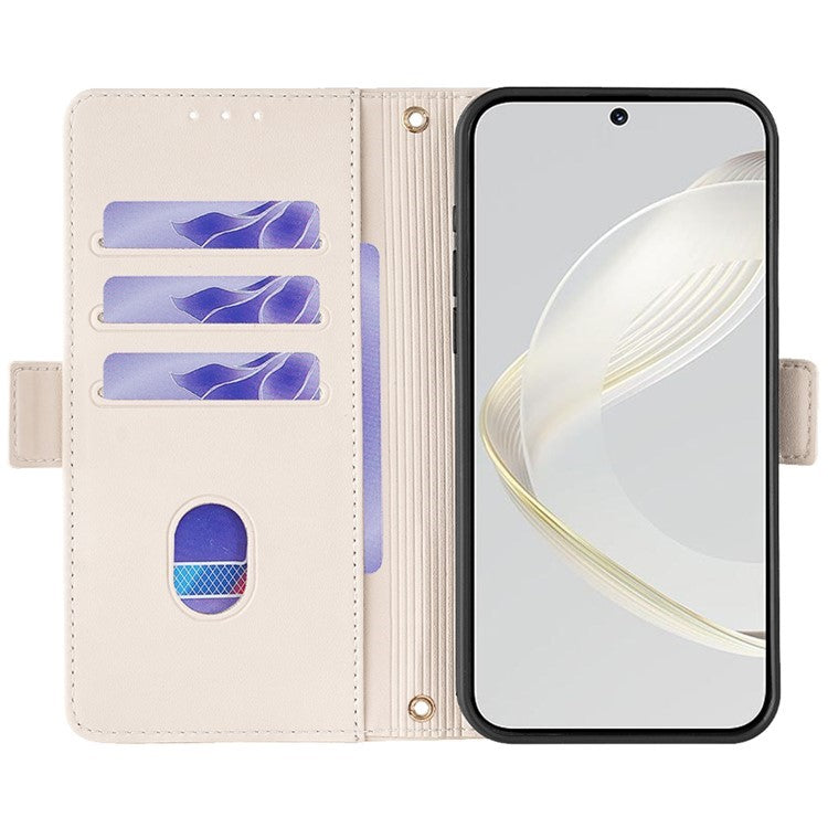 For Motorola Moto X50 Ultra 5G / Edge 50 Ultra 5G Case PU Leather Wallet Stand Phone Cover with Crossbody Shoulder Strap - White