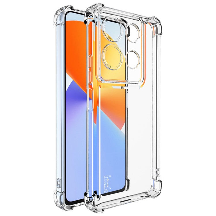 IMAK UX-4 Series for Infinix Note 30 5G / 4G Case Straight Frame Four Corner Shockproof Clear TPU Cover