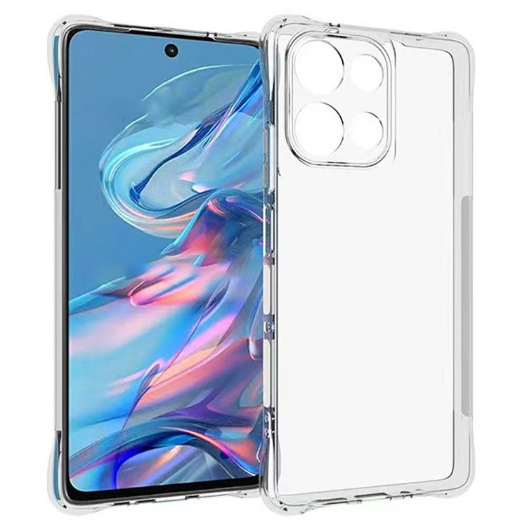 For Motorola Moto G75 5G Clear Phone Case 2.0mm Thickness Shockproof TPU Phone Cover