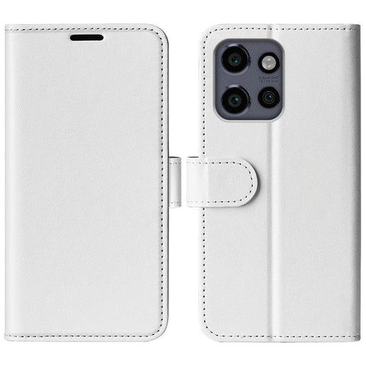 For Motorola Edge 50 Neo 5G / Moto S50 5G / Thinkphone 25 5G Wallet Case Crazy Horse Texture Stand Leather Phone Cover - White
