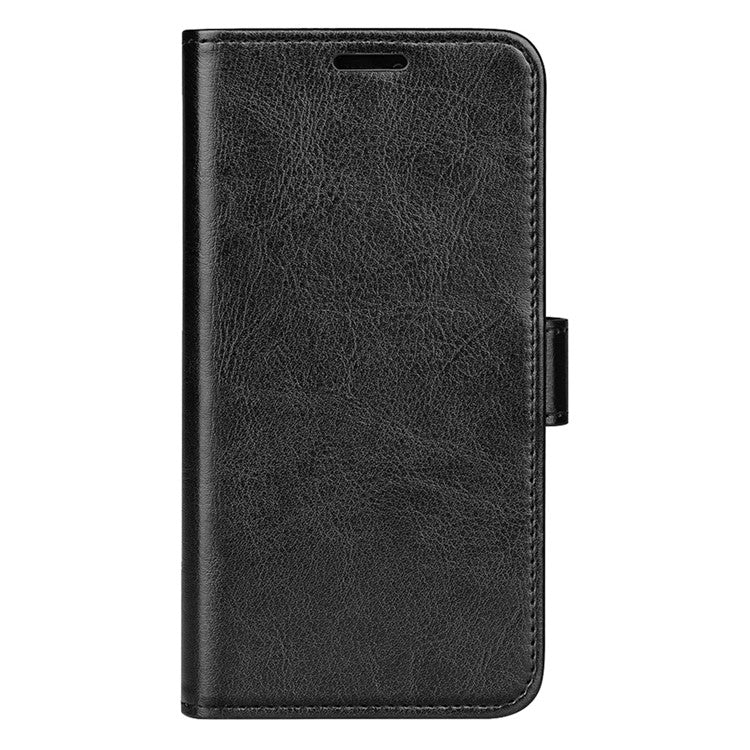 For Motorola Edge 50 Neo 5G / Moto S50 5G / Thinkphone 25 5G Wallet Case Crazy Horse Texture Stand Leather Phone Cover - Black