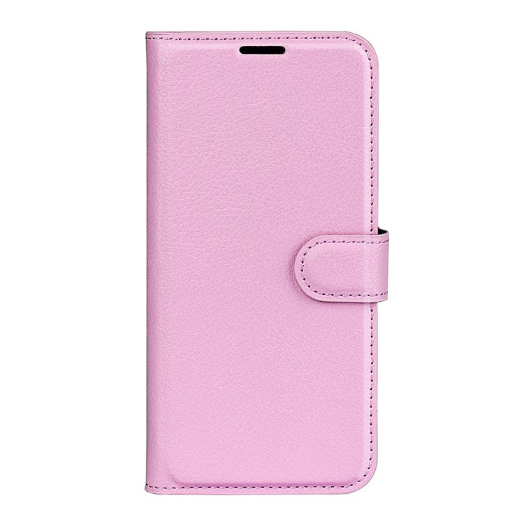 For Motorola Edge 50 Neo 5G / Moto S50 5G / Thinkphone 25 5G Case Litchi Texture Shockproof Leather Wallet Phone Cover - Pink