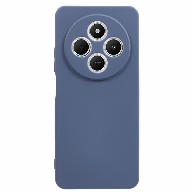For Xiaomi Poco C75 4G / Redmi 14R 5G / 14C 4G Case TPU Back Soft Anti-Scratch Fiber Lining Phone Cover - Lavender Grey