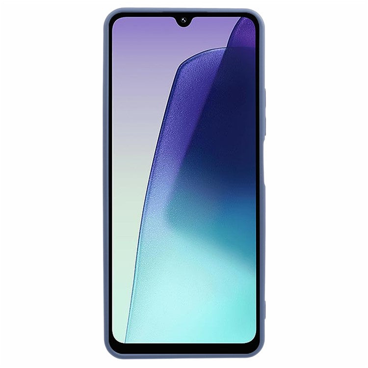 For Xiaomi Poco C75 4G / Redmi 14R 5G / 14C 4G Case TPU Back Soft Anti-Scratch Fiber Lining Phone Cover - Lavender Grey