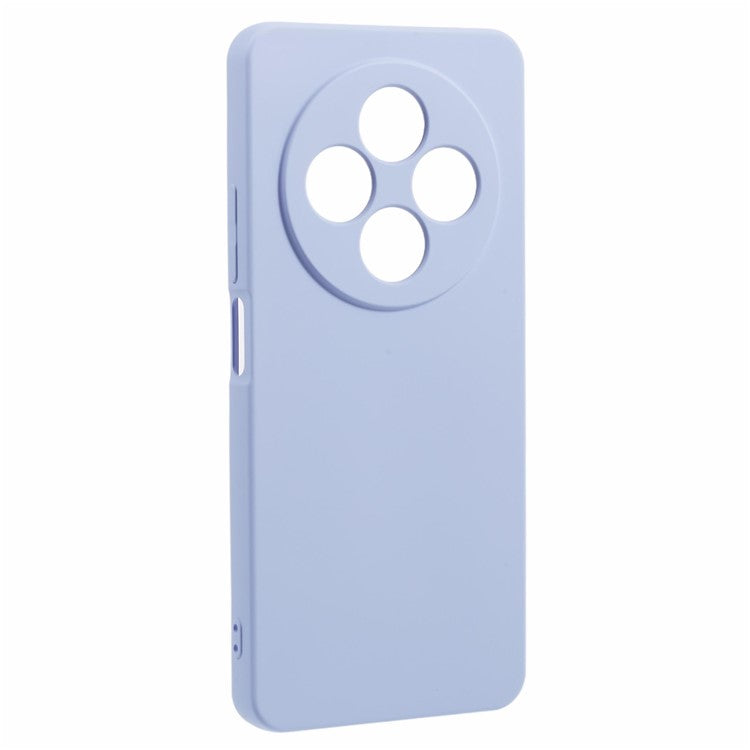 For Xiaomi Poco C75 4G / Redmi 14R 5G / 14C 4G Case TPU Back Soft Anti-Scratch Fiber Lining Phone Cover - Light Purple