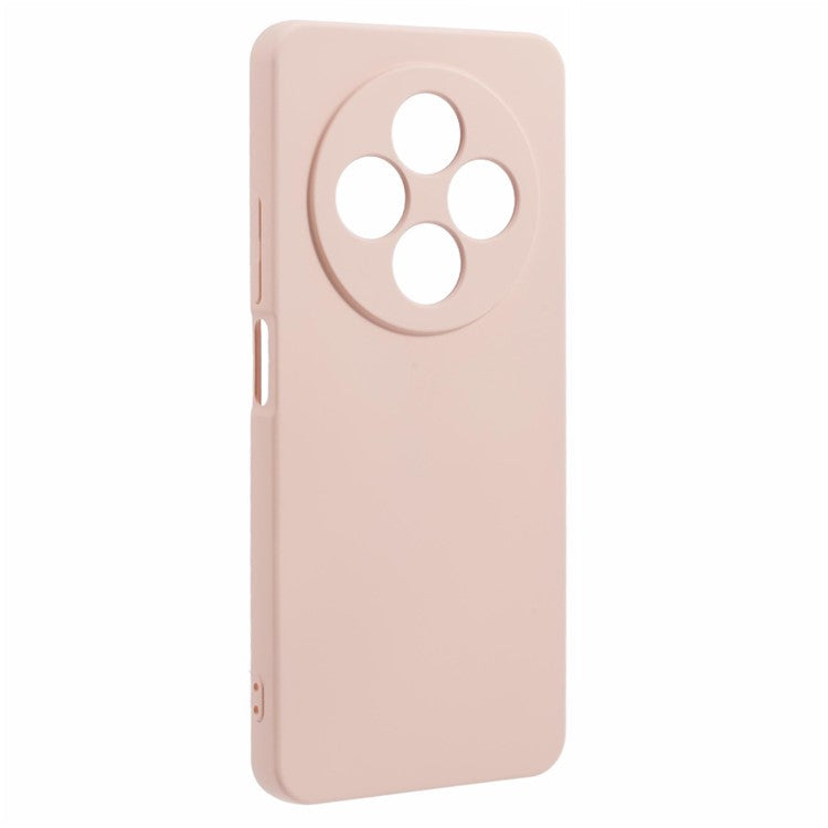 For Xiaomi Poco C75 4G / Redmi 14R 5G / 14C 4G Case TPU Back Soft Anti-Scratch Fiber Lining Phone Cover - Pink