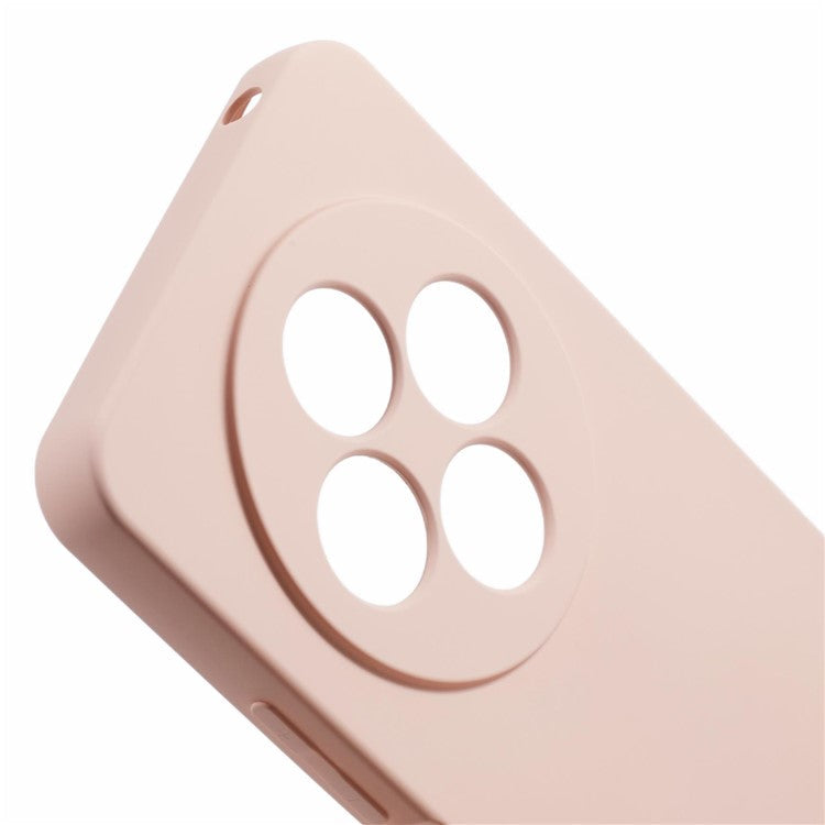 For Xiaomi Poco C75 4G / Redmi 14R 5G / 14C 4G Case TPU Back Soft Anti-Scratch Fiber Lining Phone Cover - Pink