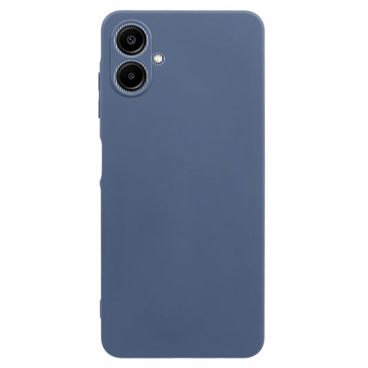 For Samsung Galaxy A06 Case TPU Back Soft Anti-Scratch Fiber Lining Phone Cover - Lavender Grey