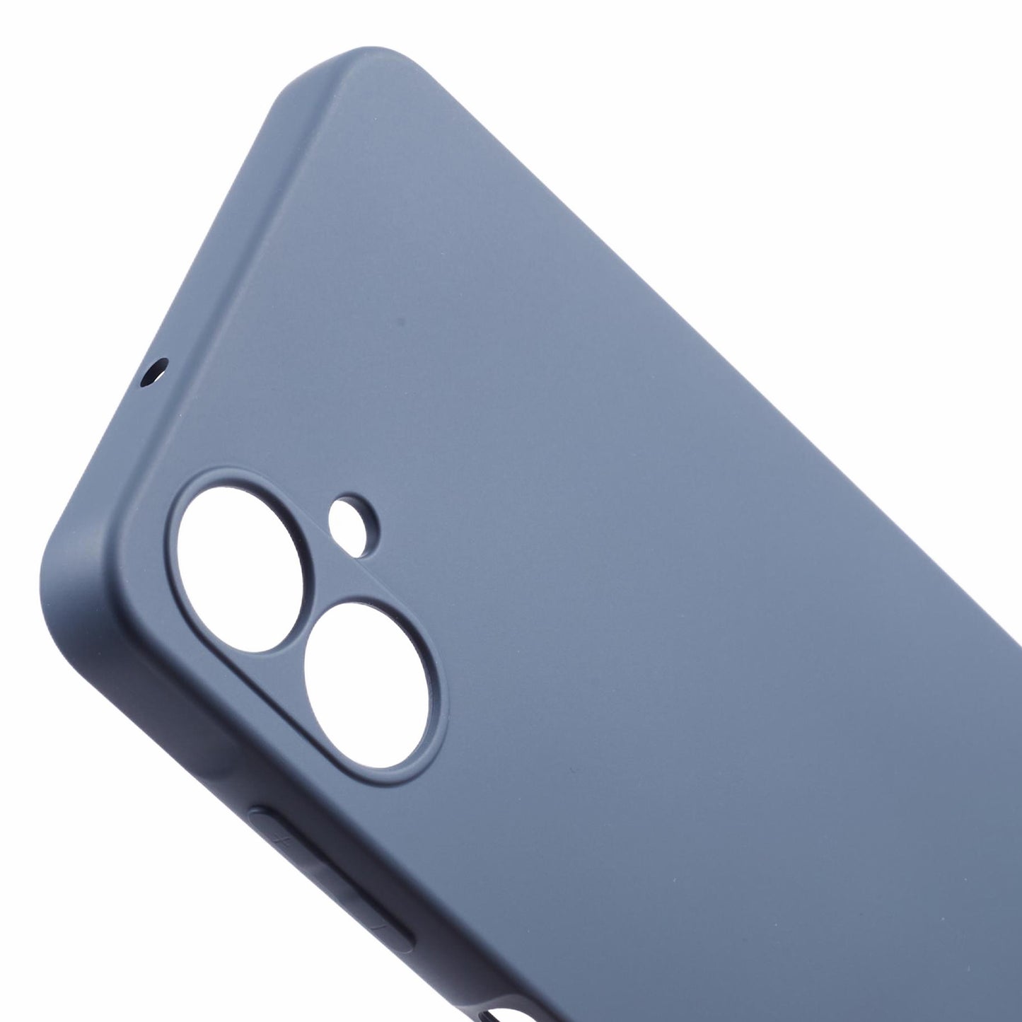 For Samsung Galaxy A06 Case TPU Back Soft Anti-Scratch Fiber Lining Phone Cover - Lavender Grey