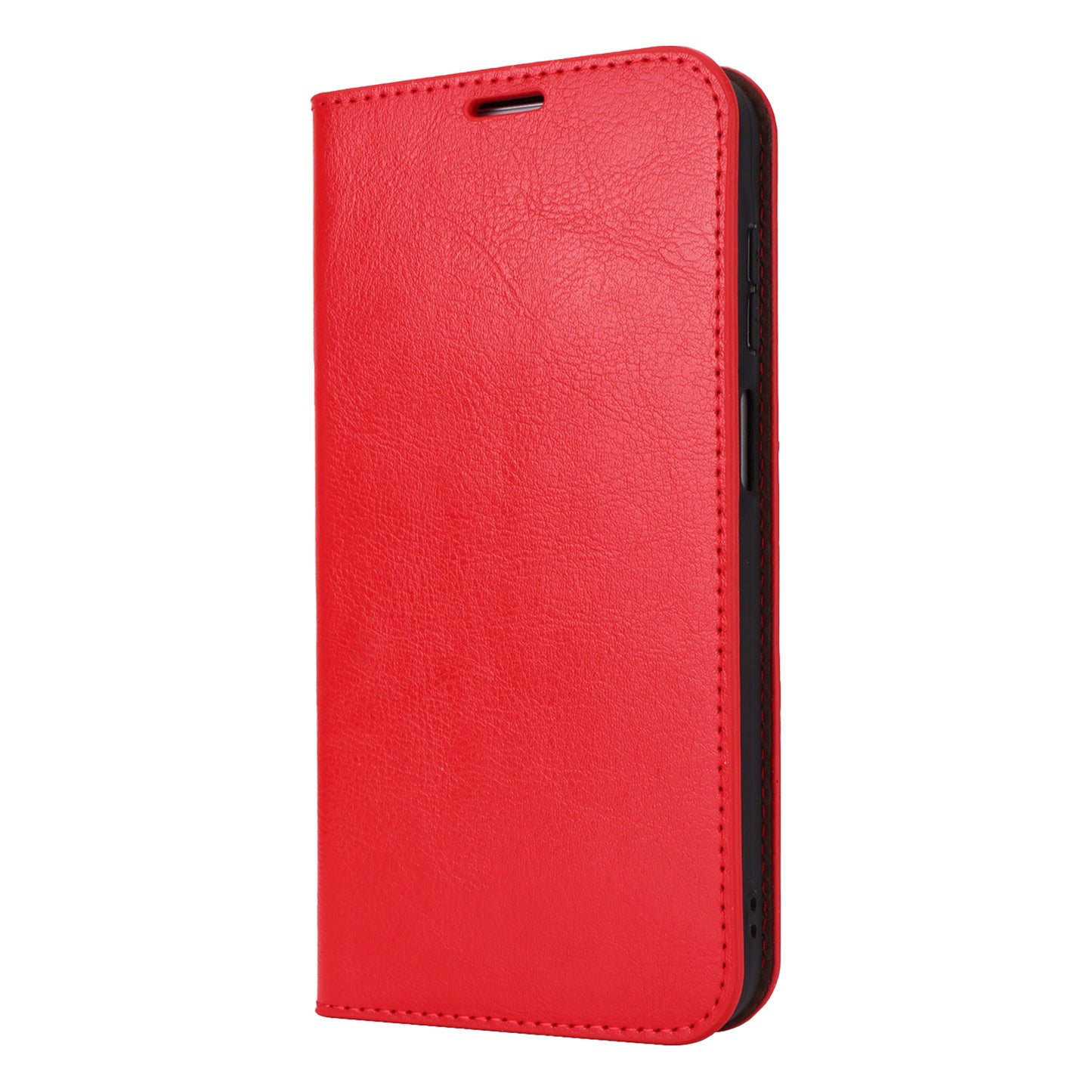 For Samsung Galaxy A16 5G / 4G Case Crazy Horse Texture Split Leather Wallet Phone Cover - Red