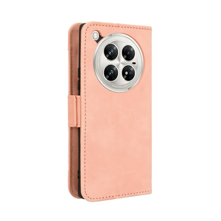 For Infinix Zero 40 5G X6861 Leather Case Phone Wallet Cover with Multiple Card Slots - Pink