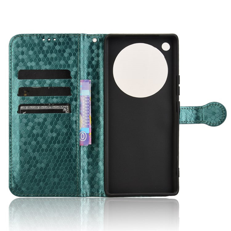 For Infinix Zero 40 5G / 4G X6861 Wallet Case Dot Pattern Imprint PU Leather Phone Cover - Green