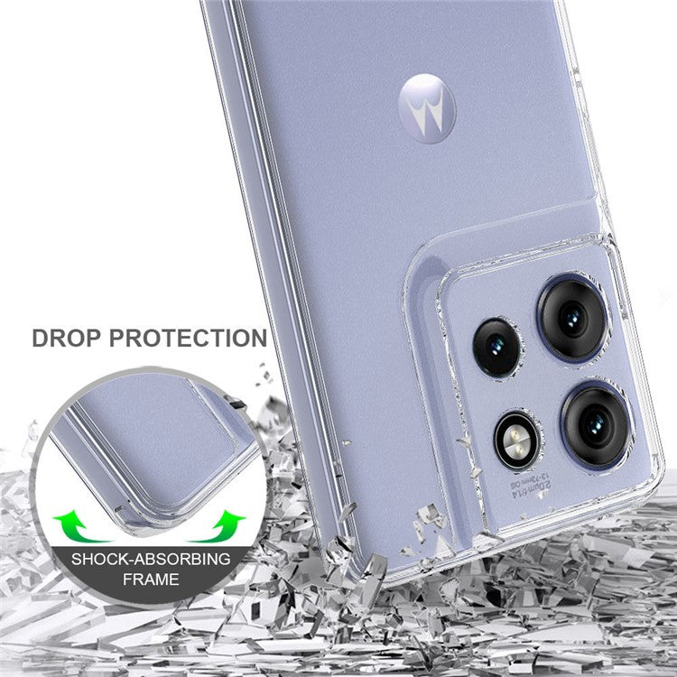 For Motorola Edge 50 Neo 5G / Moto S50 5G / Thinkphone 25 5G Clear Phone Case TPU+Acrylic Shockproof Phone Back Cover