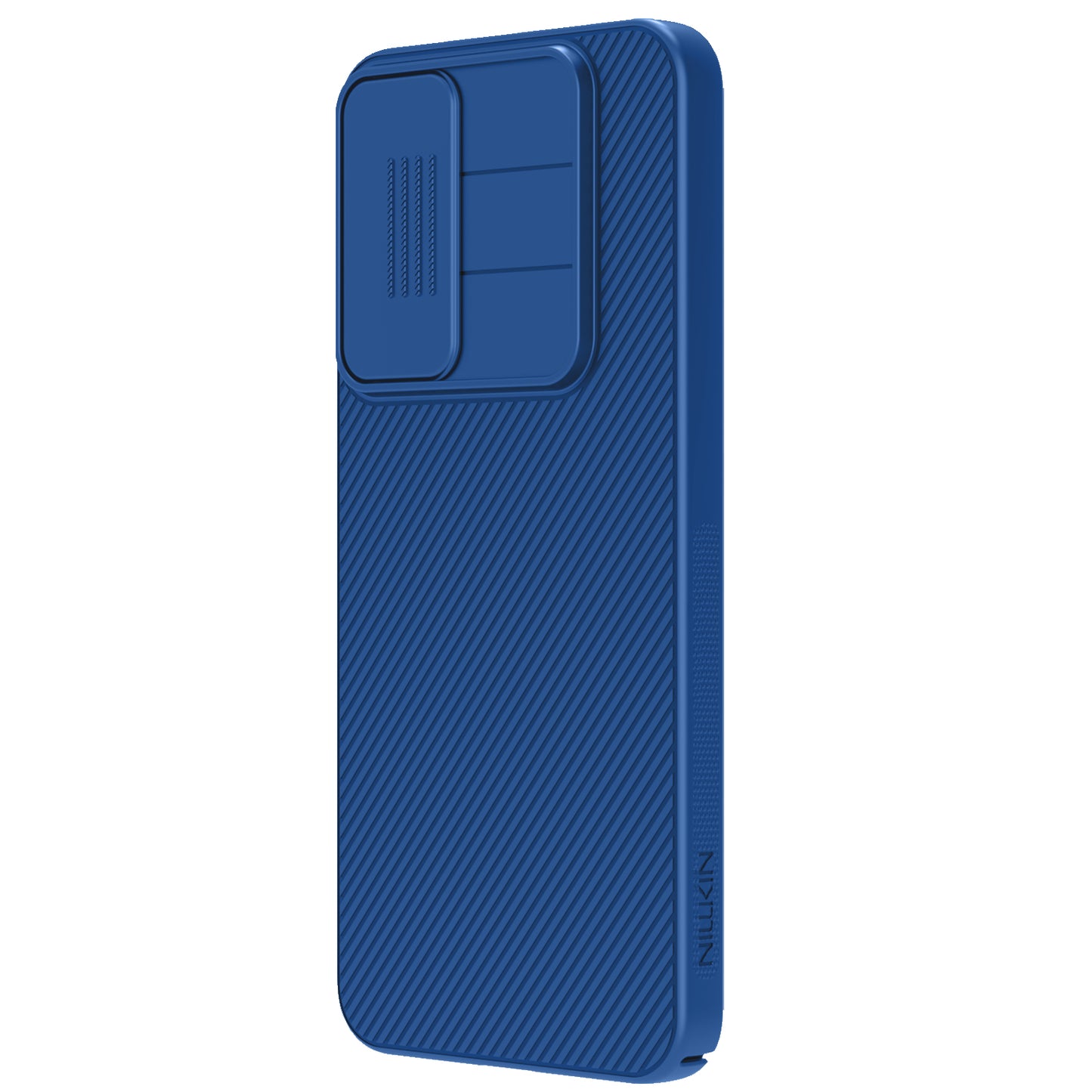 NILLKIN CamShield for Samsung Galaxy A16 5G Case Hard PC Twill Texture Phone Cover with Slide Camera Lid - Blue