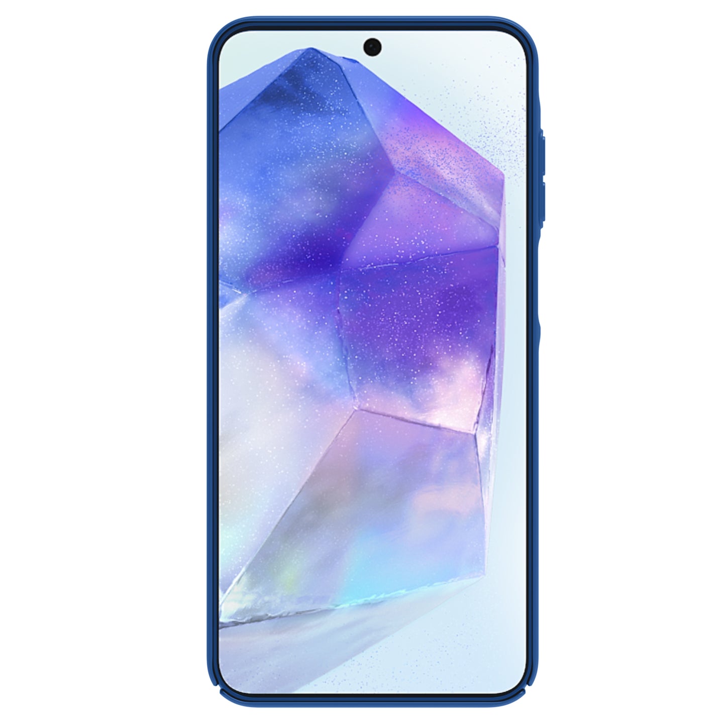 NILLKIN CamShield for Samsung Galaxy A16 5G Case Hard PC Twill Texture Phone Cover with Slide Camera Lid - Blue