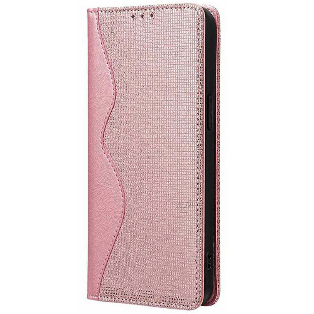 For Samsung Galaxy A16 5G  /  A16 4G Leather Case Wallet Stand Phone Cover with RFID Blocking - Rose Gold