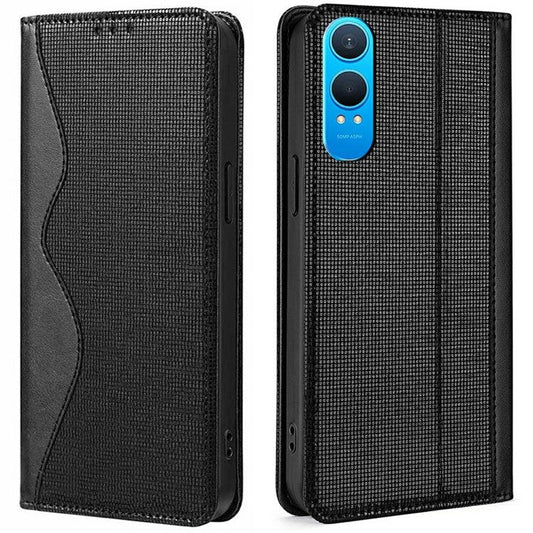 For OnePlus Nord CE4 Lite 5G Leather Case Wallet Stand Phone Cover with RFID Blocking - Black