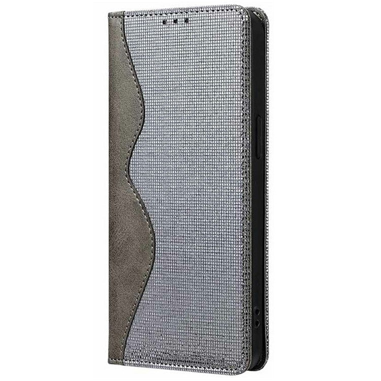 For Motorola Edge 50 Neo 5G / Moto S50 5G / Thinkphone 25 5G Leather Case Wallet Stand Phone Cover with RFID Blocking - Grey