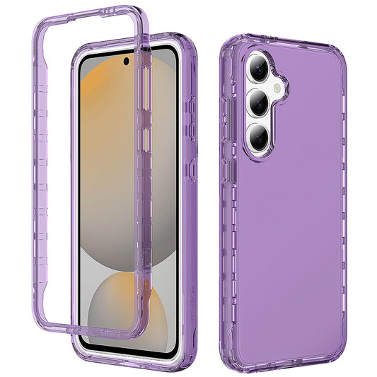 For Samsung Galaxy A16 5G / 4G Case Solid Color PC+TPU Phone Cover - Purple