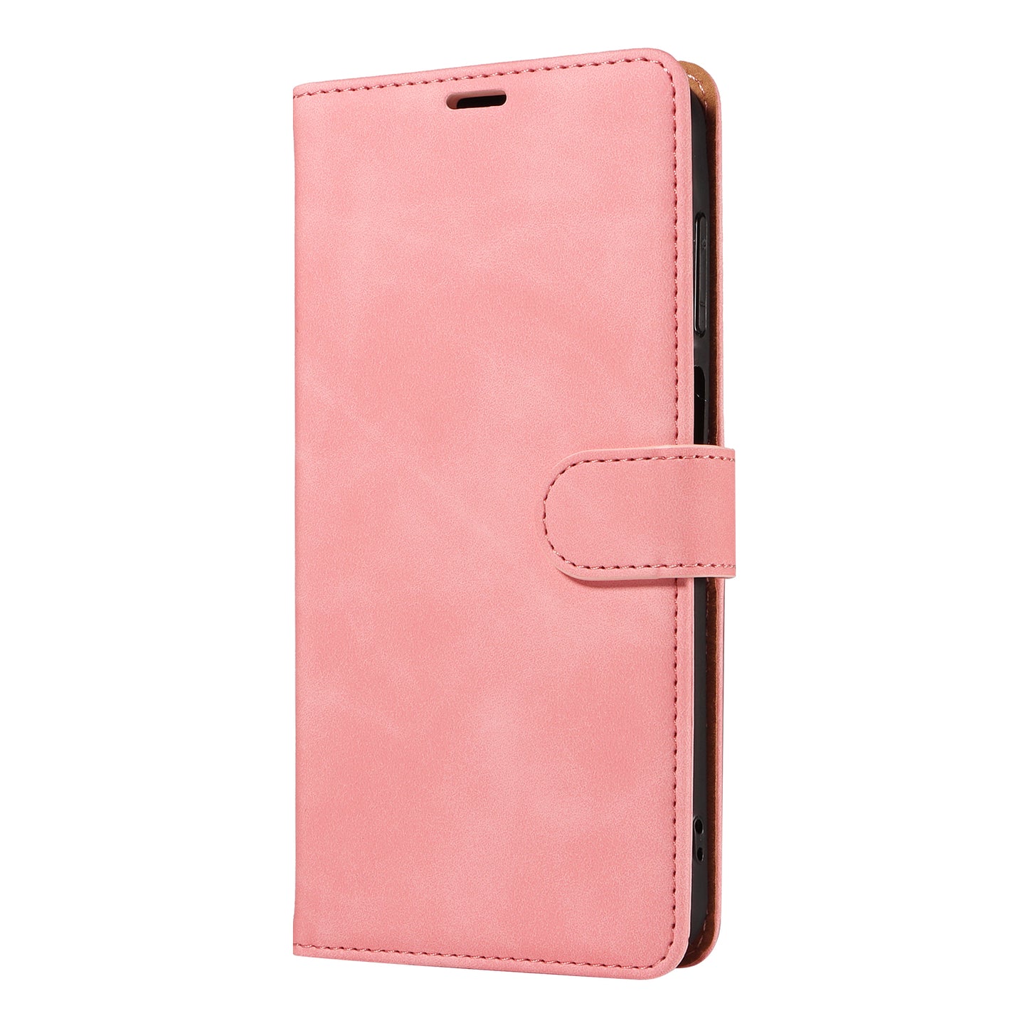 For Samsung Galaxy A16 5G / 4G Case with Thickened Strap RFID Blocking Wallet Stand Leather Flip Phone Cover - Pink