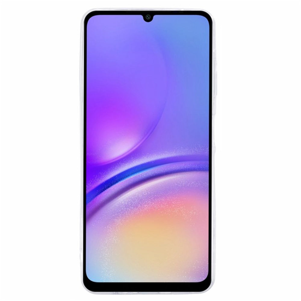 WANLONFENG AW Series for Samsung Galaxy A06 Case with Screen Film TPU Phone Cover PVC Butterfly Epoxy - White