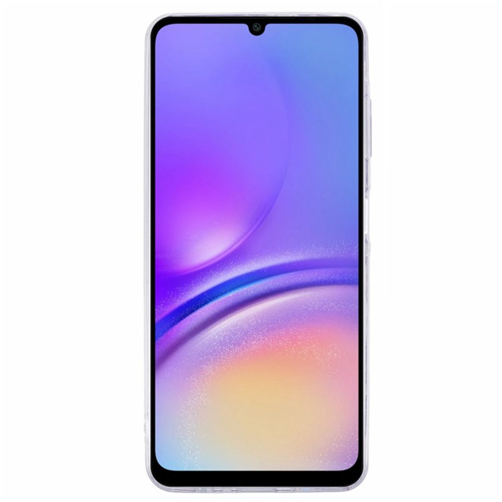WANLONFENG AW Series for Samsung Galaxy A06 Case with Screen Film TPU Phone Cover PVC Butterfly Epoxy - Purple