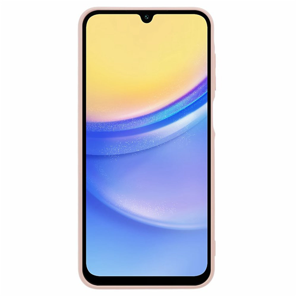 WANLONFENG RB2 Series for Samsung Galaxy A16 4G / 5G Case TPU Phone Cover with Screen Protector - Pink
