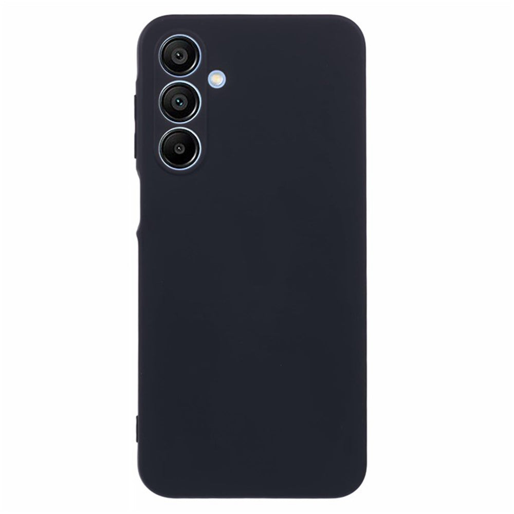 WANLONFENG RB2 Series for Samsung Galaxy A16 4G / 5G Case TPU Phone Cover with Screen Protector - Black