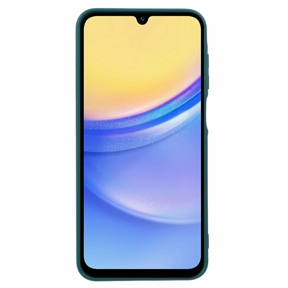 WANLONFENG RB2 Series for Samsung Galaxy A16 4G / 5G Case TPU Phone Cover with Screen Protector - Army Green