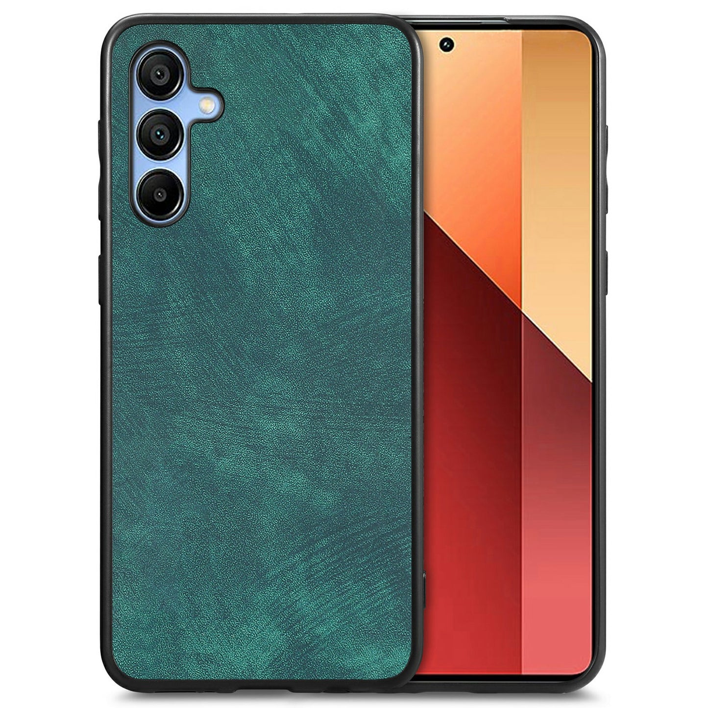 For Samsung Galaxy A16 4G / 5G Case Retro Leather + TPU Shockproof Protective Phone Cover - Green