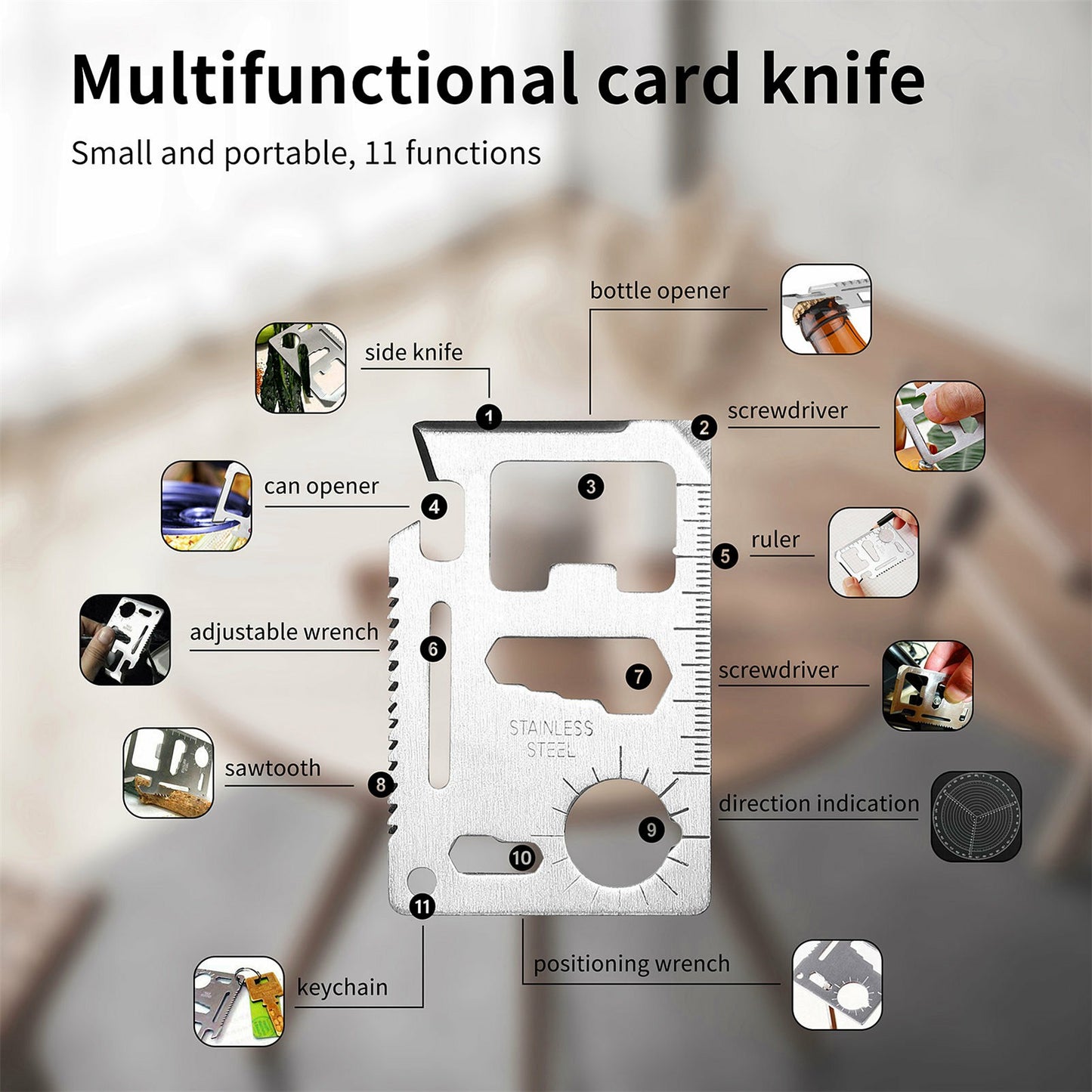 For Samsung Galaxy A06 Case Wristband Anti-Drop Leather Back Cover Card Holder - Blue